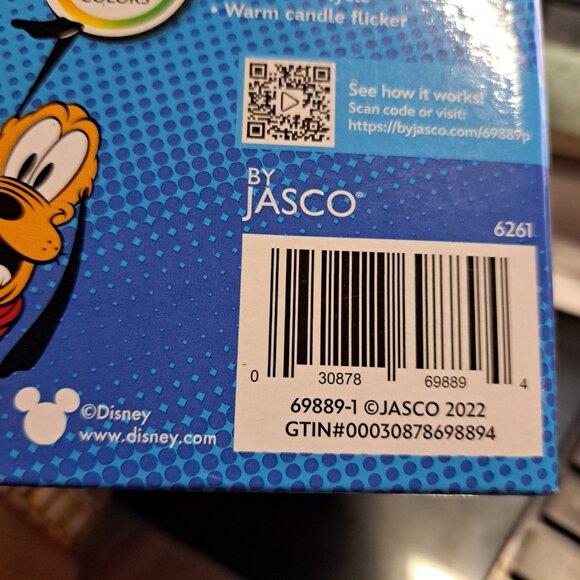 Lot of 2 Disney Tabletop Lamp Mickey & Friends Color Changing LED New Sealed 5" - Picture 6 of 13